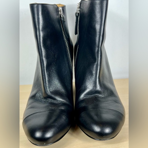 NINE WEST Leather Ankle Boots - Oyesr - Picture 3 of 7